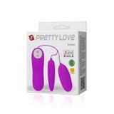  Trứng rung 2 đầu, 12 chế độ rung, dùng pin - Pretty Love Irma 