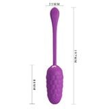  Trứng rung da silicone mềm 12 chế độ rung - Pretty Love Marina 