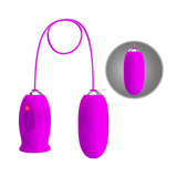  Trứng rung kết hợp lưỡi rung 12 chế độ - Pretty Love Daisy 