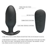  Trứng rung hậu môn mạ vàng· điều khiển từ xa, sạc điện - Pretty Love Kelly 