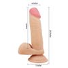  Dương vật giả dính tường silicone Baile Sliding Skin 8.1" 