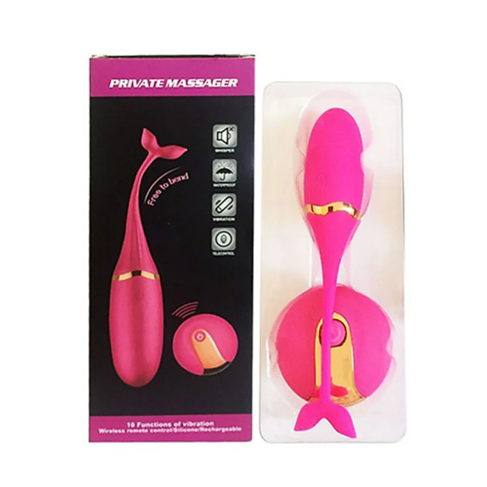 Trứng rung hình cá heo không dây sạc điện Dolphin Vibrator