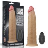  Dương vật giả dính tường silicone cao cấp có rung ngoáy 9.0" Nature Cock 