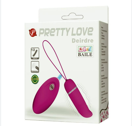  Pretty Love Deirdre - Trứng rung hình lưỡi điều khiển từ xa, dùng pin 