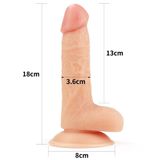  Dương vật giả dính tường siêu mềm 7.0" The Ultra Soft Dude 