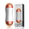  Âm đạo giả silicone mềm rung có âm thanh Socci 