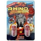  Viên Uống Tăng Hỗ Trợ Kéo Dài Thời Gian Rhino 8 | Vĩ 2 viên 