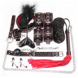  Bộ Dụng Cụ BDSM Da Cao Cấp 