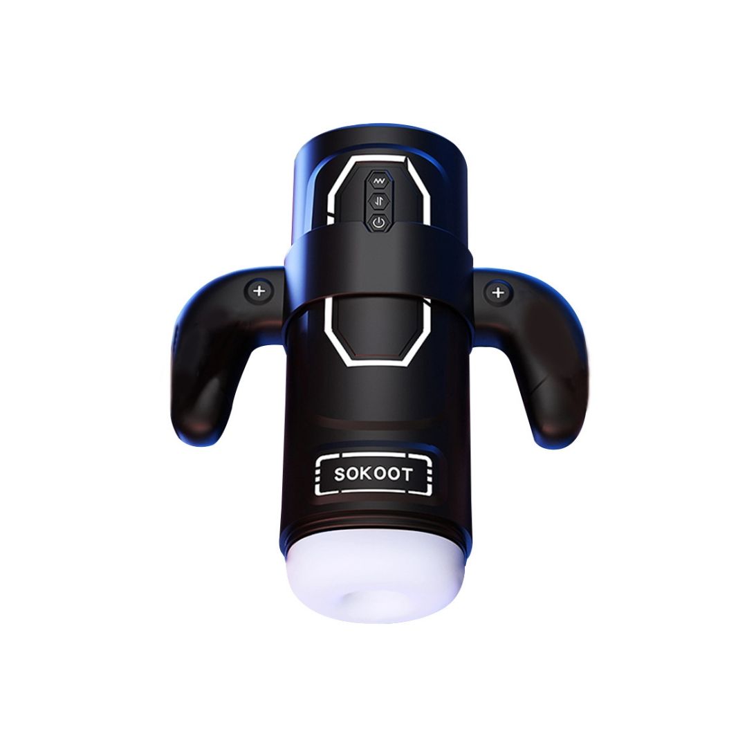  Âm đạo giả thụt mút cao cấp có tay cầm Power Play Cup Sokoot 