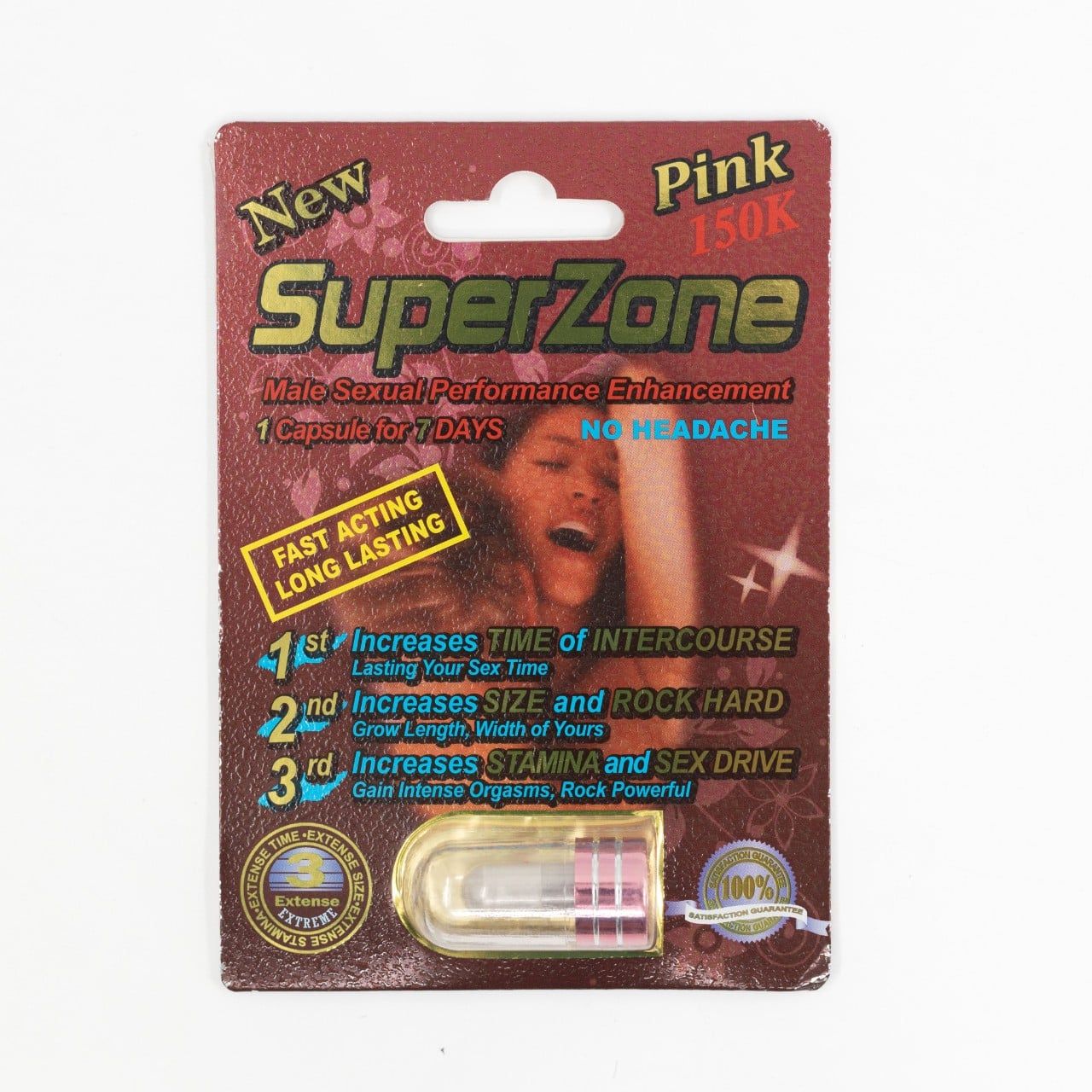  Viên uống hỗ trợ cương dương kéo dài mạnh - SuperZone | Vĩ 1 viên 