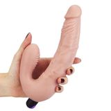  Dương vật giả 2 đầu nhiều chế độ rung, sạc điện Lovetoy Ijoy Strapless 