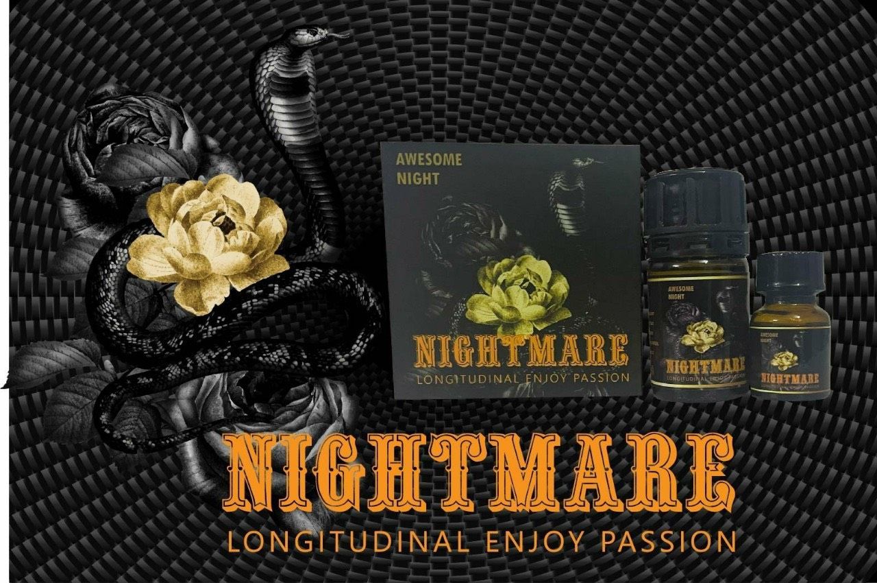  Combo Chai Hít Tăng Khoái Cảm Popper Nightmare | Chai 40ml + 20ml 