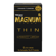  Bao cao su sieu mỏng size lớn Trojan Magnum Thin | Hộp 12 cái 