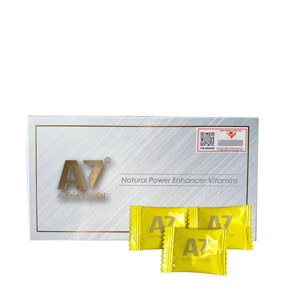 Kẹo ngâm nhân sâm cương dương kéo dài thời gian Alpha Seven A7