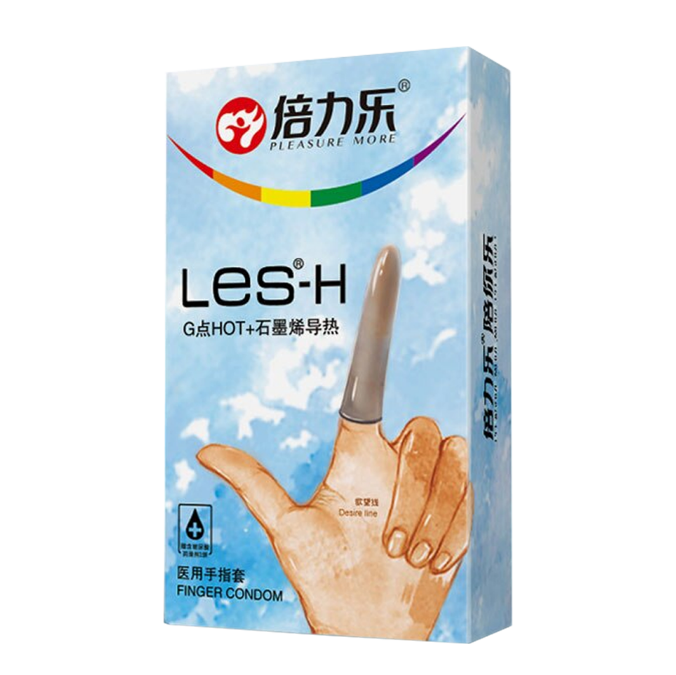 Bao Cao Su Ngón Tay Nóng, Ấm Beilile Les H Hộp 8 Cái