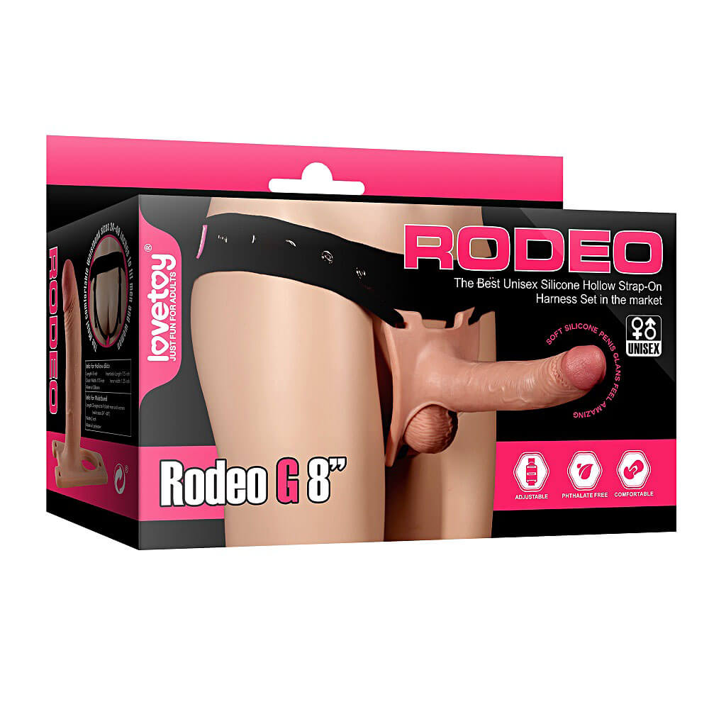 Dương vật dây đeo rỗng ruột có biều Lovetoy Ingen Hollow G8