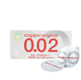  Bao cao su siêu mỏng 0.02 bổ sung nhiều gel Nhật Bản Sagami 0.02 | Hộp 2 Cái 