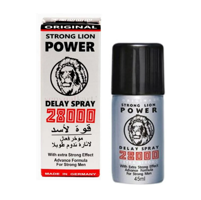Chai xịt Đức Power Strong Lion 28000 kéo dài thời gian 45ml