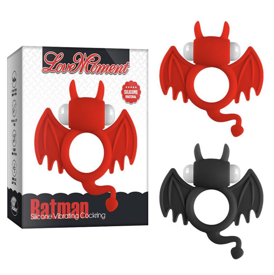 Vòng đeo kéo dài thời gian có rung hình dơi Love Moment Batman
