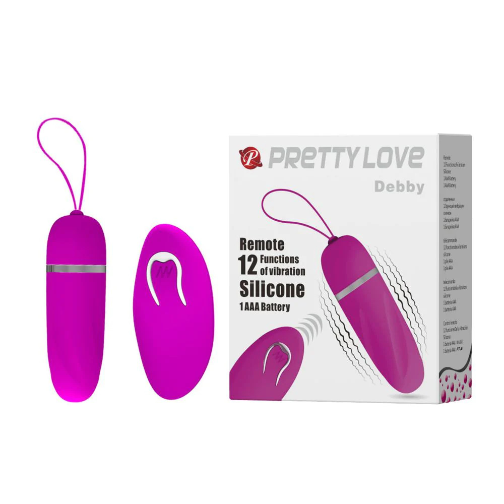 Trứng rung không dây điều khiển từ xa bằng remote Pretty Love Debby