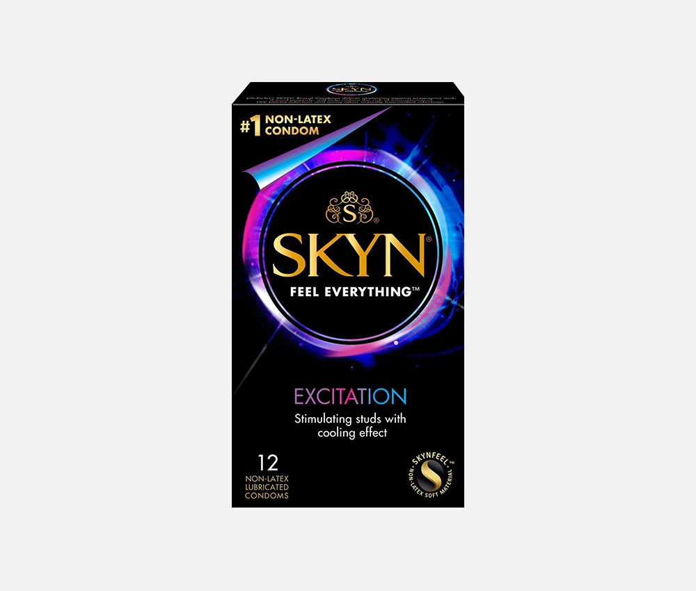 Bao cao su kích thích nữ Skyn Excitation Hộp 12 Cái
