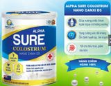  Sữa non Alphasure colostrum nano canxi D3 900G 