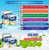  Sữa non Alphasure colostrum nano canxi D3 900G 