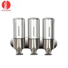 Hộp đựng sữa tắm dầu gội nước rửa tay treo tường màu bạc vàng đỏ tiện dụng sang trọng