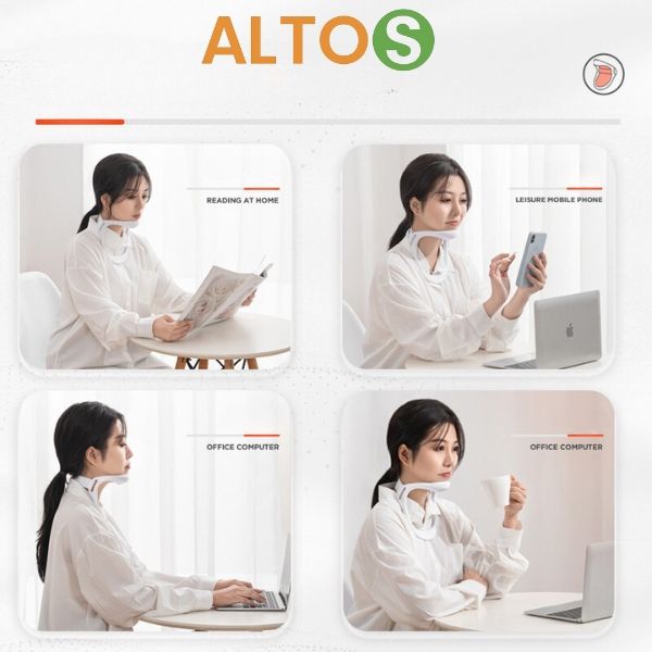 Nẹp cổ hỗ trợ chống gù lưng cận thị rụt cổ rùa đau mỏi vai gáy cho trẻ em người lớn