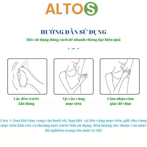 Sản phẩm khử mùi hôi nách mồ hôi chân mùi cơ thể cho nam nữ