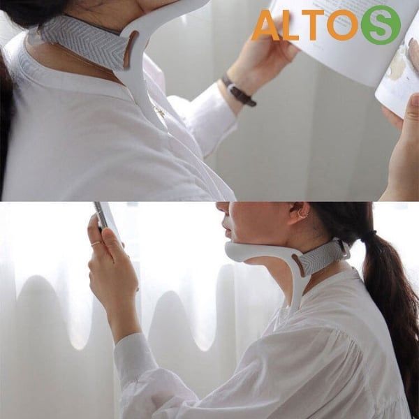 Nẹp cổ hỗ trợ chống gù lưng cận thị rụt cổ rùa đau mỏi vai gáy cho trẻ em người lớn
