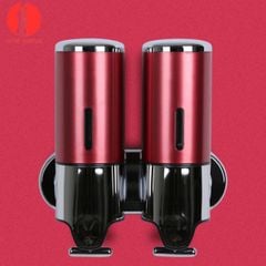 Hộp đựng sữa tắm dầu gội nước rửa tay treo tường màu bạc vàng đỏ tiện dụng sang trọng