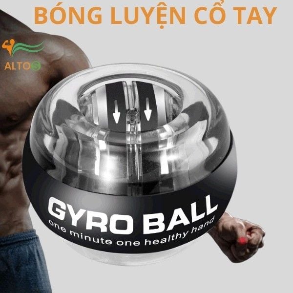 Bóng luyện cổ tay Gyro Ball - Sức Mạnh Cổ Tay Tự Nhiên Cho Thành Công Thể Thao