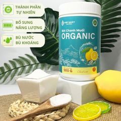 Bột Chanh Muối Organic 500g - Giải khát tự nhiên từ Việt Nhật Nutrition
