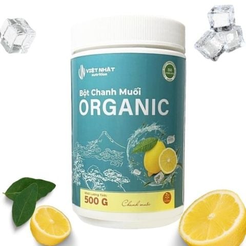 Bột Chanh Muối Organic 500g - Giải khát tự nhiên từ Việt Nhật Nutrition