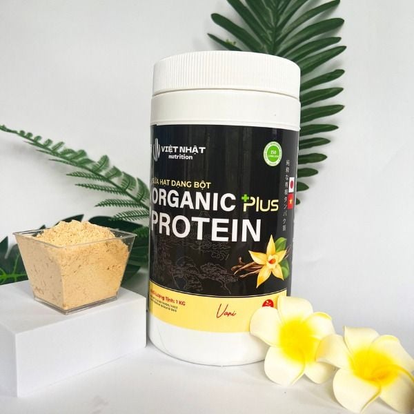 Bột sữa hạt Organic Protein Plus - hỗ trợ cải thiện cân nặng Việt Nhật 1kg