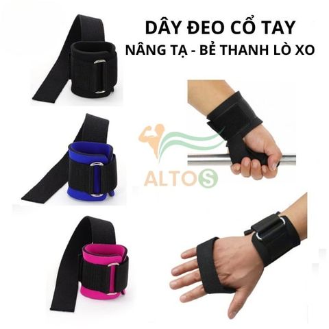 Dây Kéo Lưng Lifting Straps ALTOS Giải pháp bảo vệ đôi tay khi tập Gym