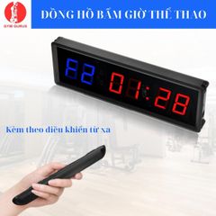 Bộ đồng hồ bấm giờ đếm người tập thể dục thể thao led gym hợp kim nhôm