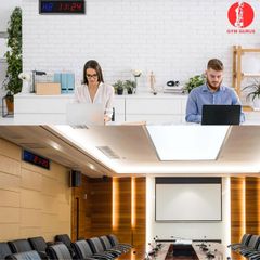 Bộ đồng hồ bấm giờ đếm người tập thể dục thể thao led gym hợp kim nhôm