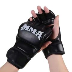 Găng Tay Tập Boxing Hở Ngón MMA- Dễ Tập, Dễ Vệ Sinh, Thoát Mồ Hôi Tay Tốt