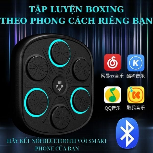 Máy Tập Boxing Theo Nhạc ML-03:  Giá Rẻ Cho Học Sinh, Sinh Viên