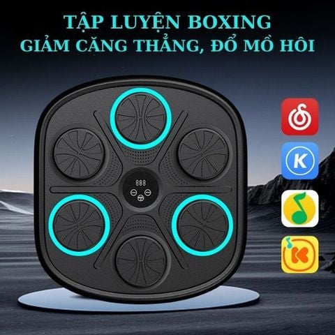 Máy Tập Boxing Theo Nhạc ML-03:  Giá Rẻ Cho Học Sinh, Sinh Viên