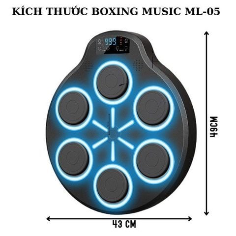 Máy Tập Boxing ML-05: Rèn Sức Mạnh và Phản Xạ với Chíp Thông Minh và Màn Hình Cảm Ứng