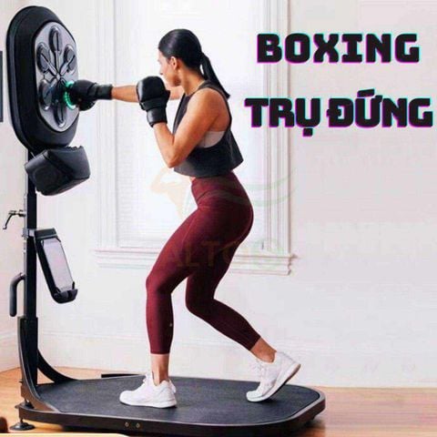 Máy Tập Boxing Bản Trụ Đứng Cao Cấp, Tập Luyện Sôi Động Với Âm Nhạc