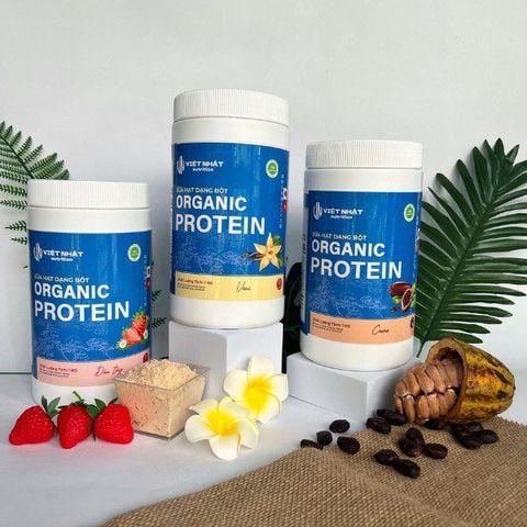 Sữa Hạt Dạng Bột Organic Protein-Hộp 1Kg- Việt Nhật Nutrition