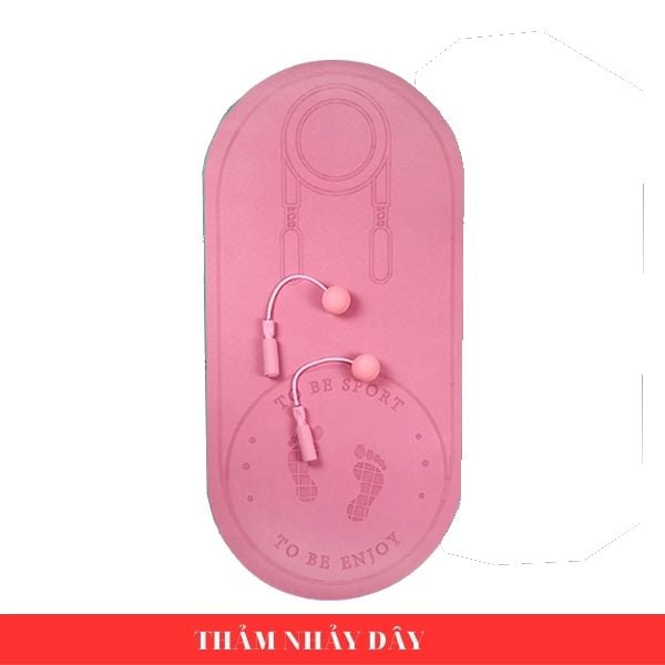 Thảm nhảy dây, thảm tập thể dục tại nhà chống ồn chống trượt