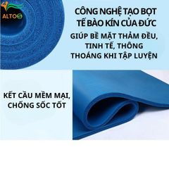 Thảm tập Yoga và thể dục NBR  kích thước 183x61x1cm thoáng khí, bền bỉ