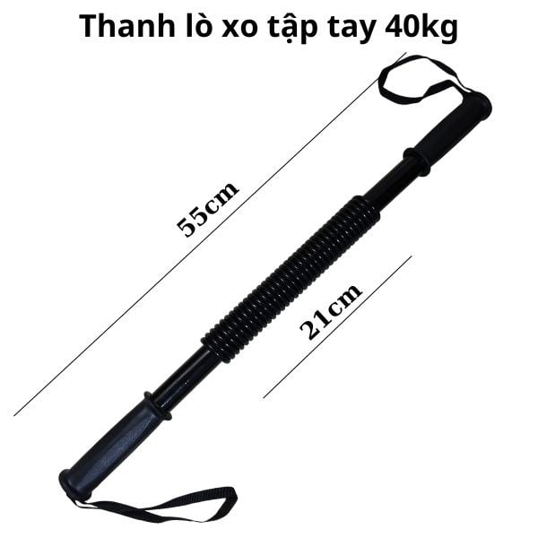 Thanh lò xo tập tay 20kg, 40kg, 60kg, 80kg, 100kg chất lượng cao, giá tốt