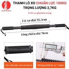 Thanh lò xo tập tay 20kg, 40kg, 60kg, 80kg, 100kg chất lượng cao, giá tốt