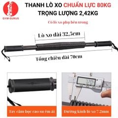 Thanh lò xo tập tay 20kg, 40kg, 60kg, 80kg, 100kg chất lượng cao, giá tốt